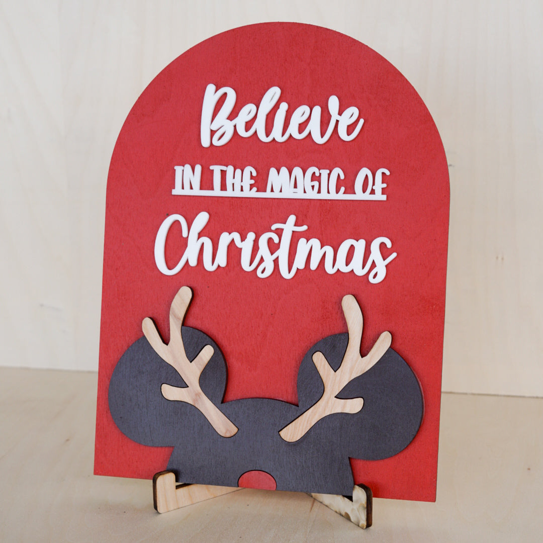 Believe in Magic Shelf Sign