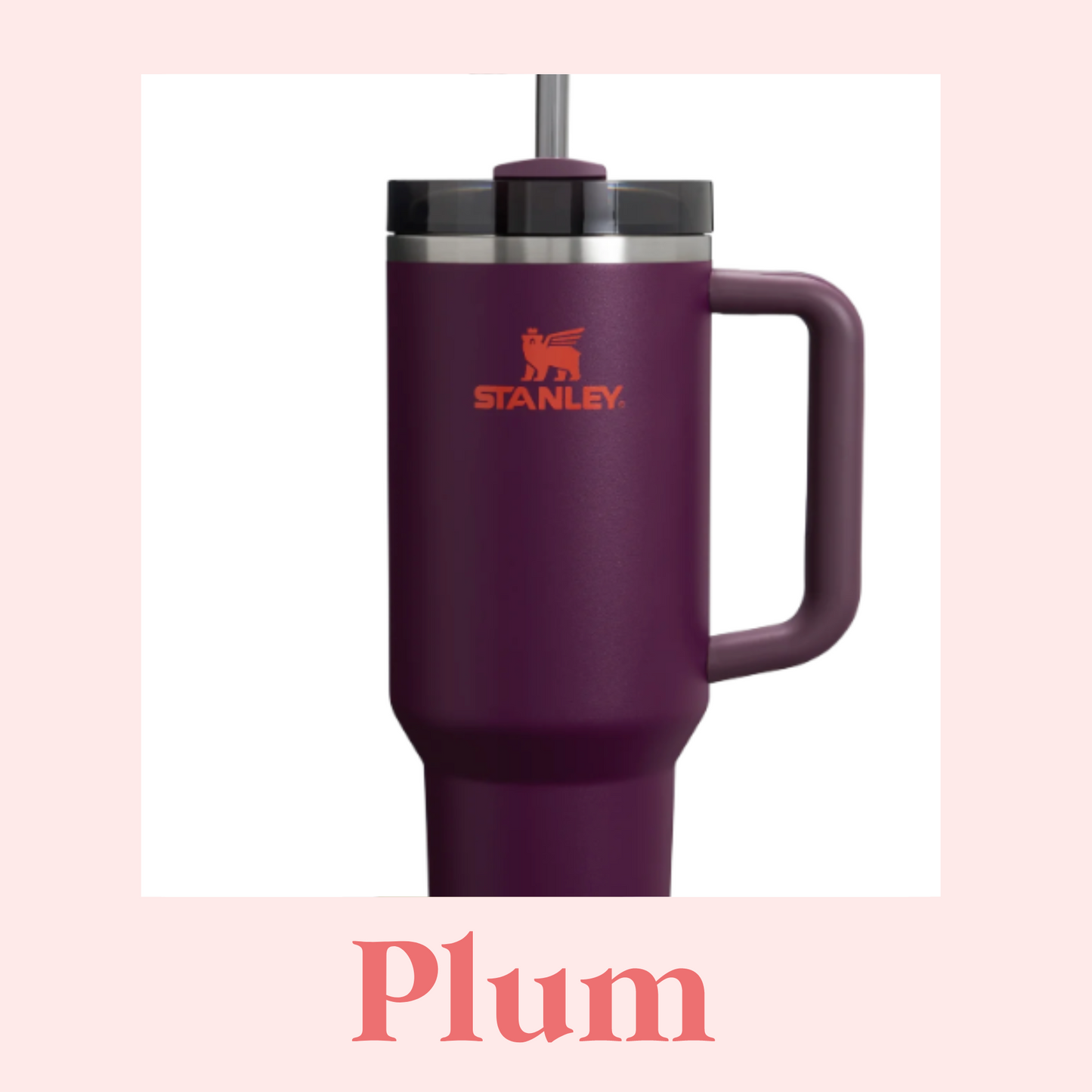 PLUM 40oz Engraved Tumbler