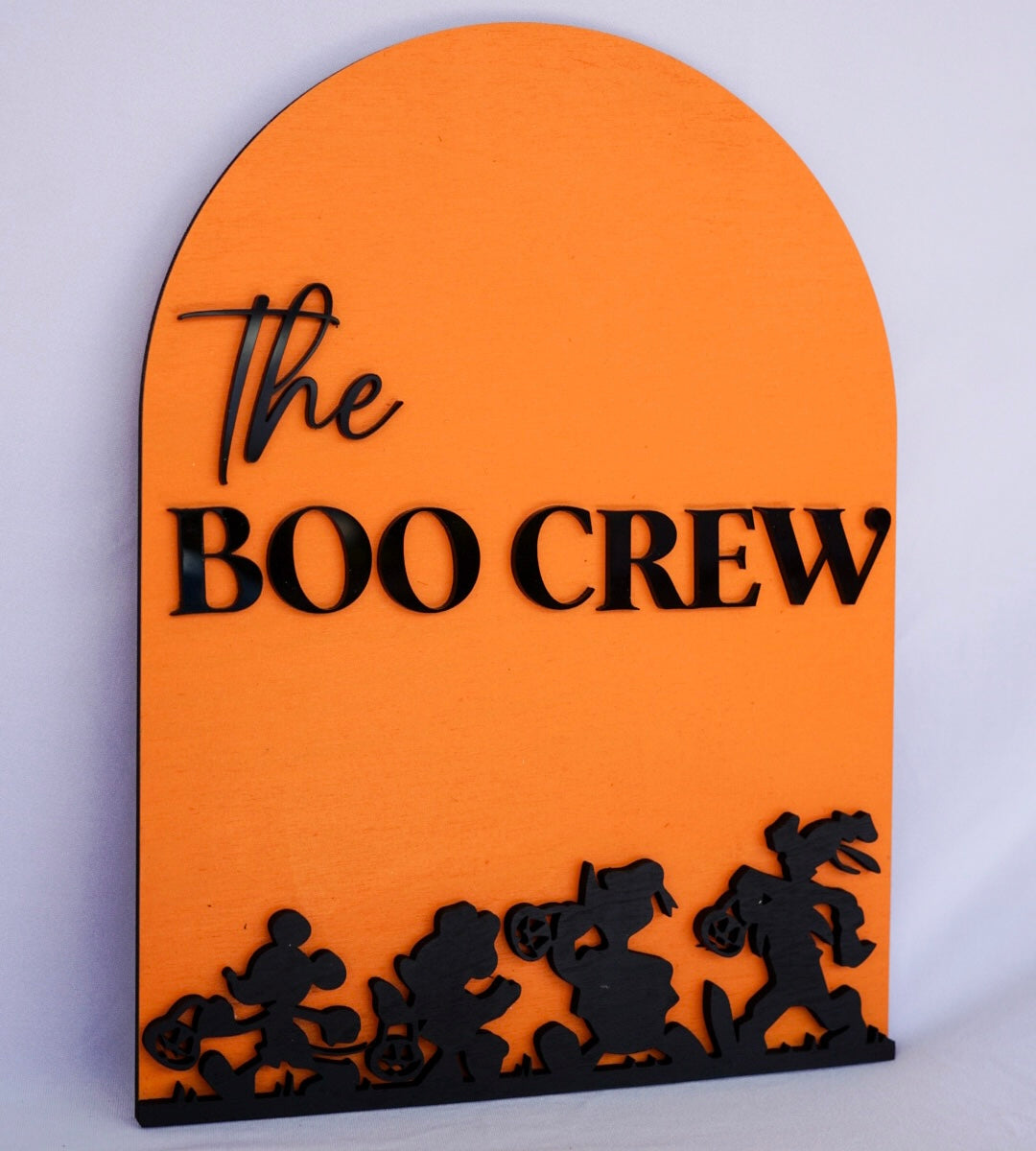 Boo Crew Shelf Sign