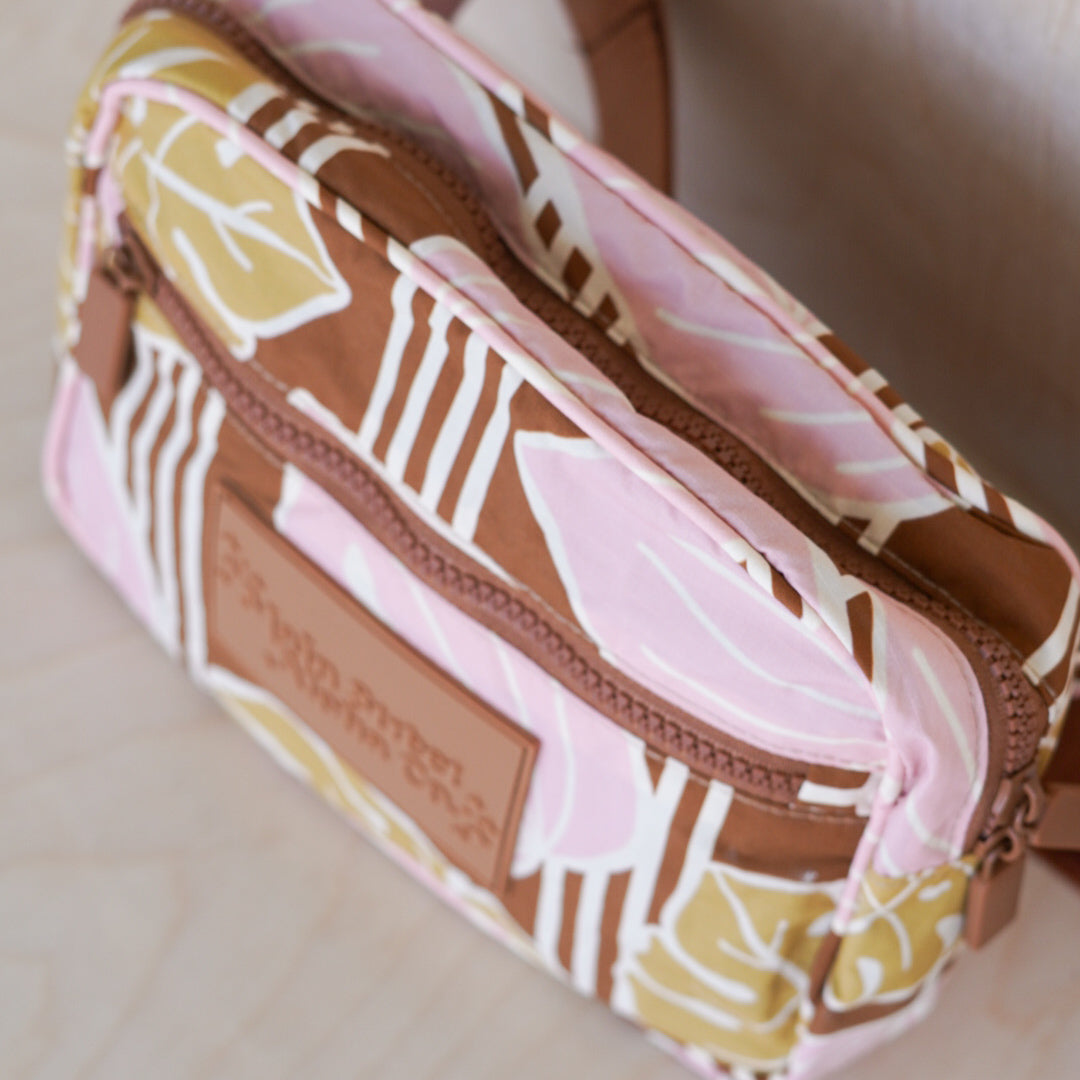 Anthurium Nylon Large Fanny Pack