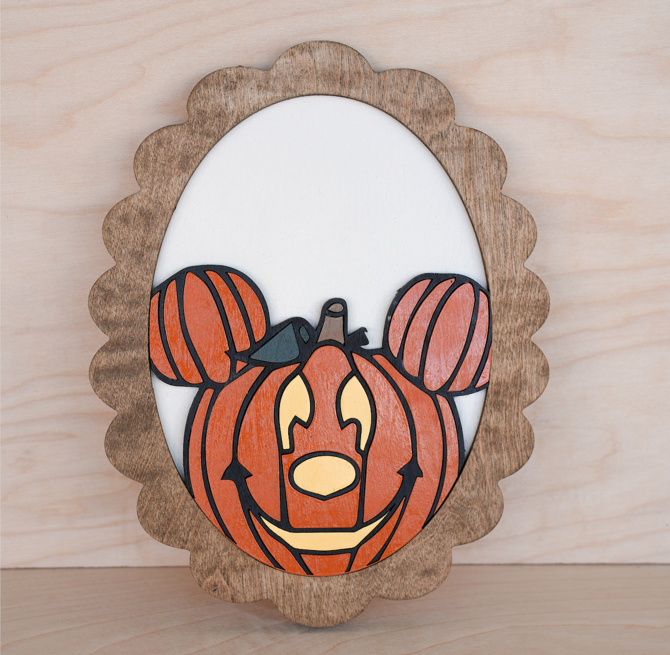 Halloween Oval Shelf Sign