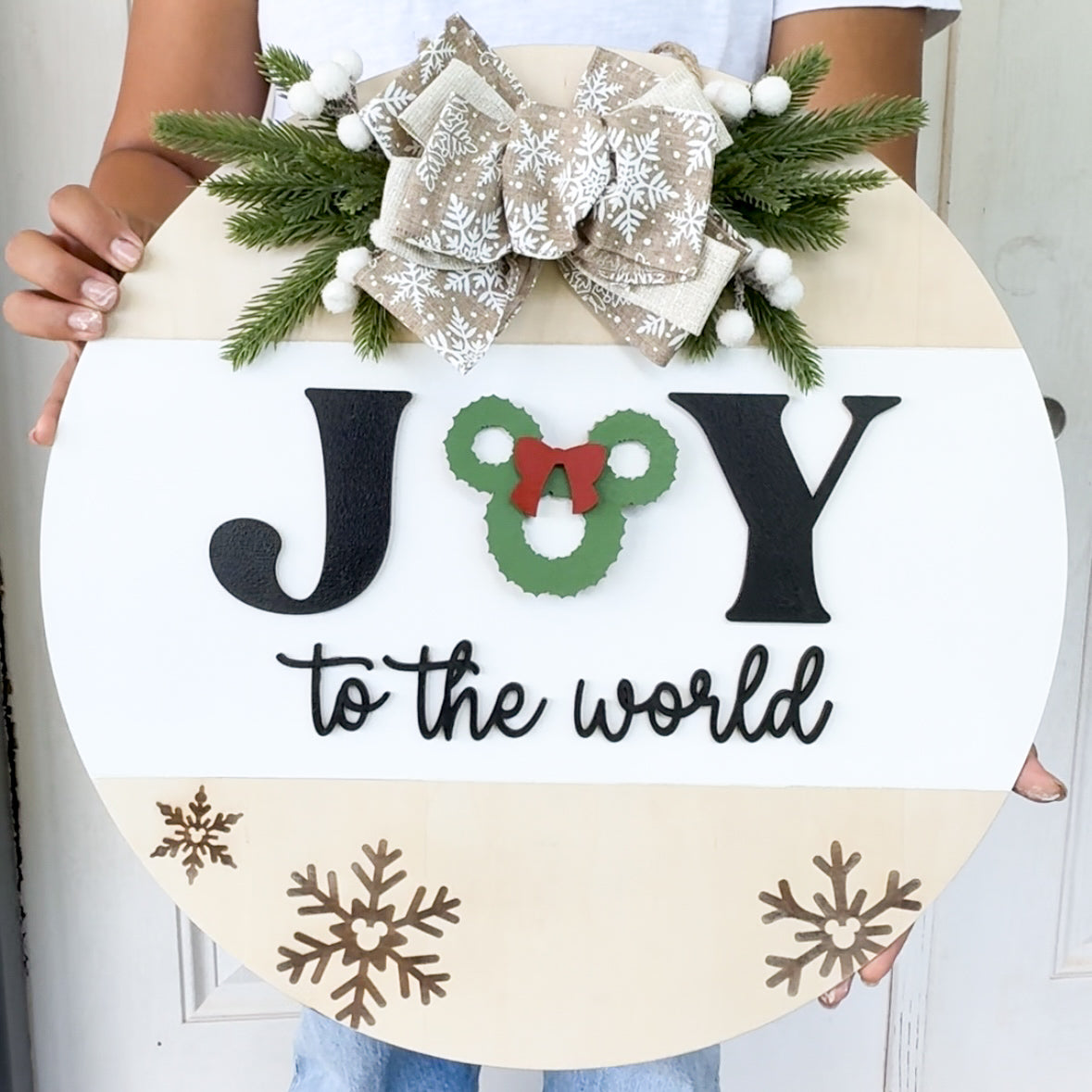 Interchangeable Joy Door Sign
