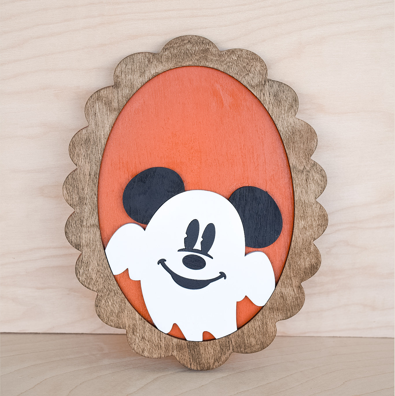 Halloween Oval Shelf Sign
