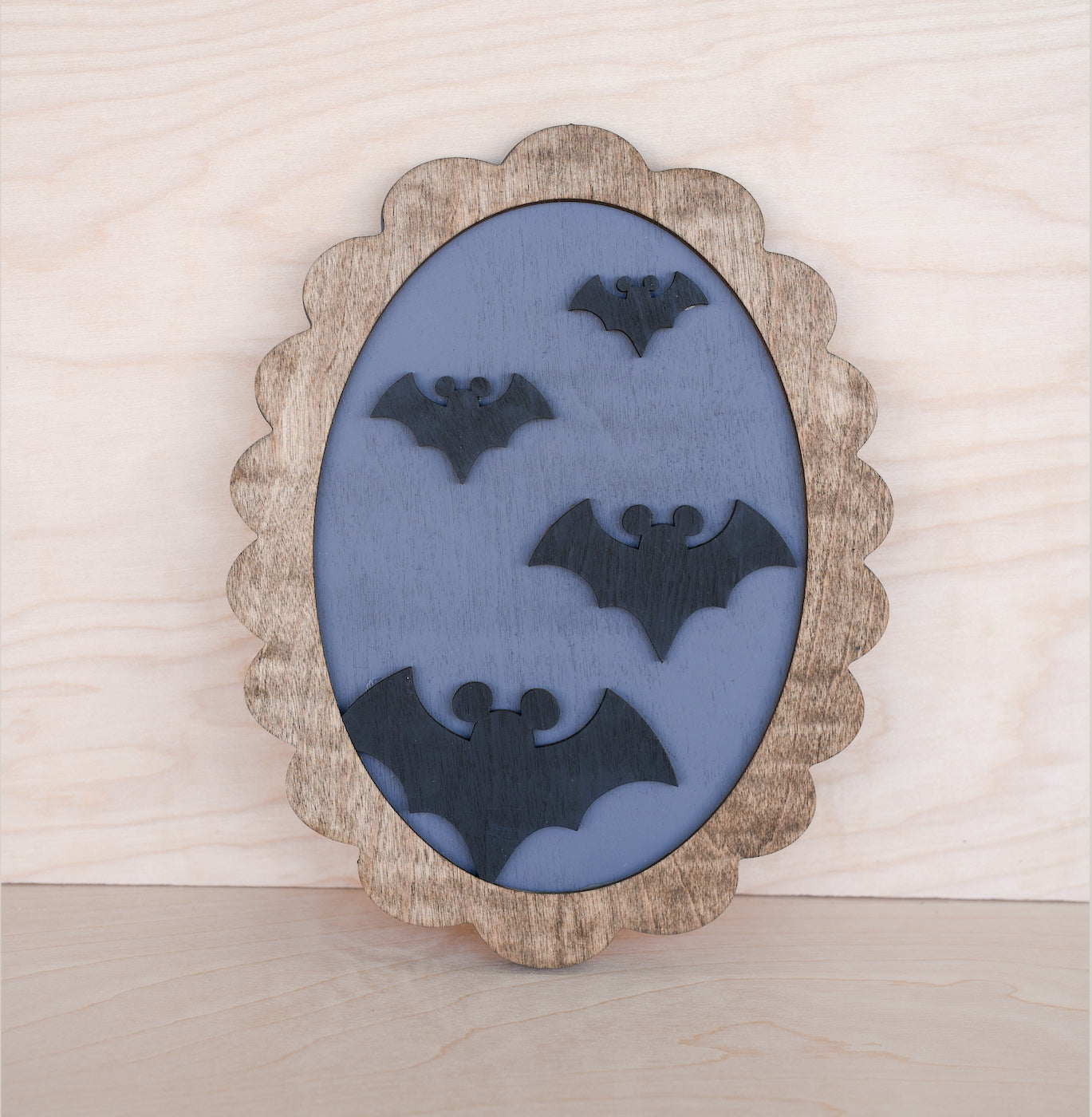 Halloween Oval Shelf Sign