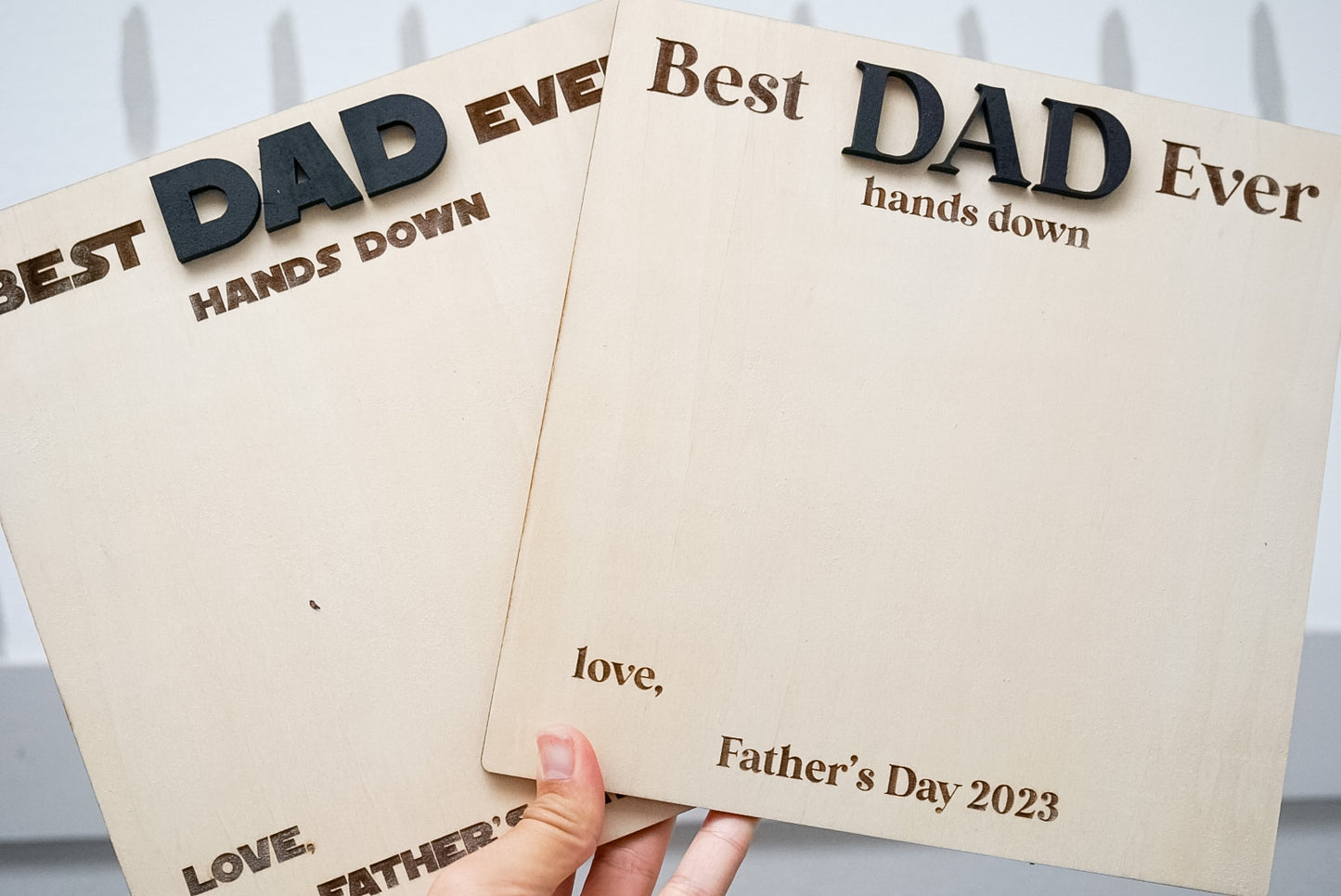 Father's Day Handprint Sign