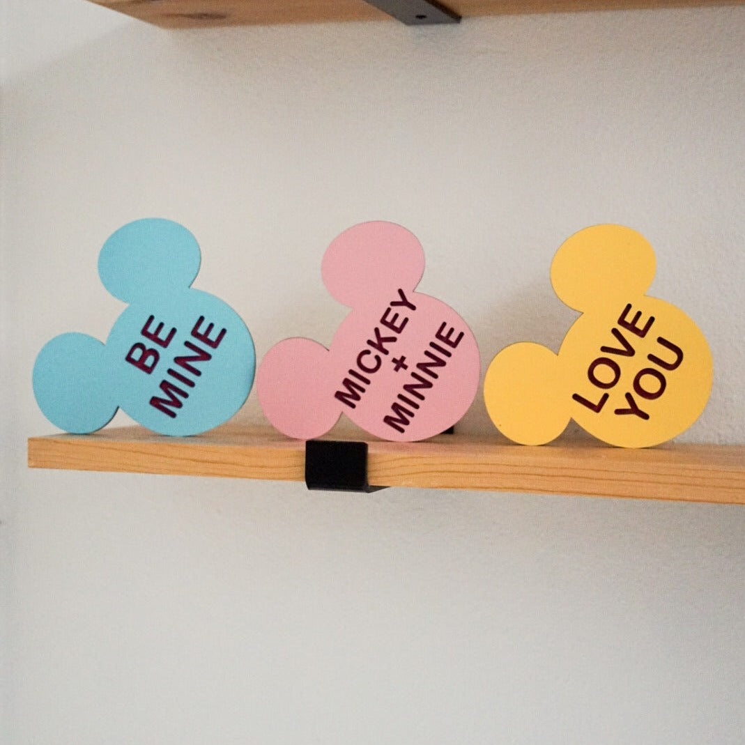 Mouse Conversation Hearts (Pack of 3)