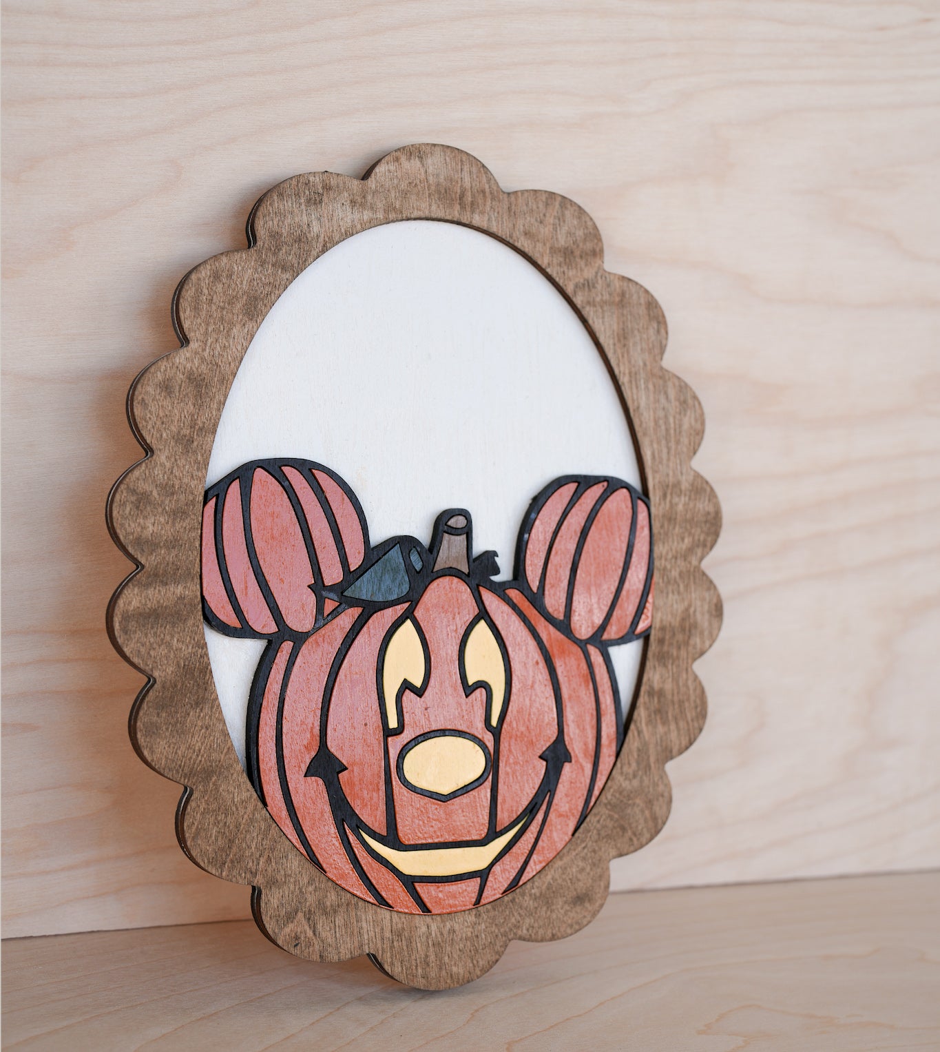 Halloween Oval Shelf Sign