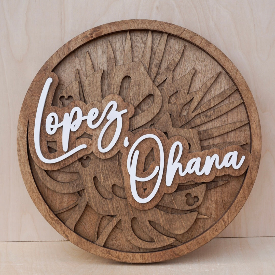 Custom Family Sign
