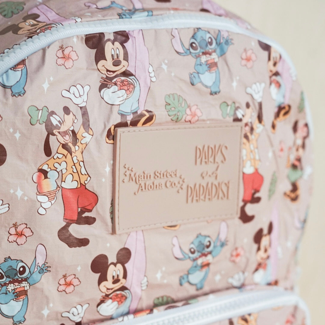 Parks and Paradise Collab Backpack & Zipper Pouch
