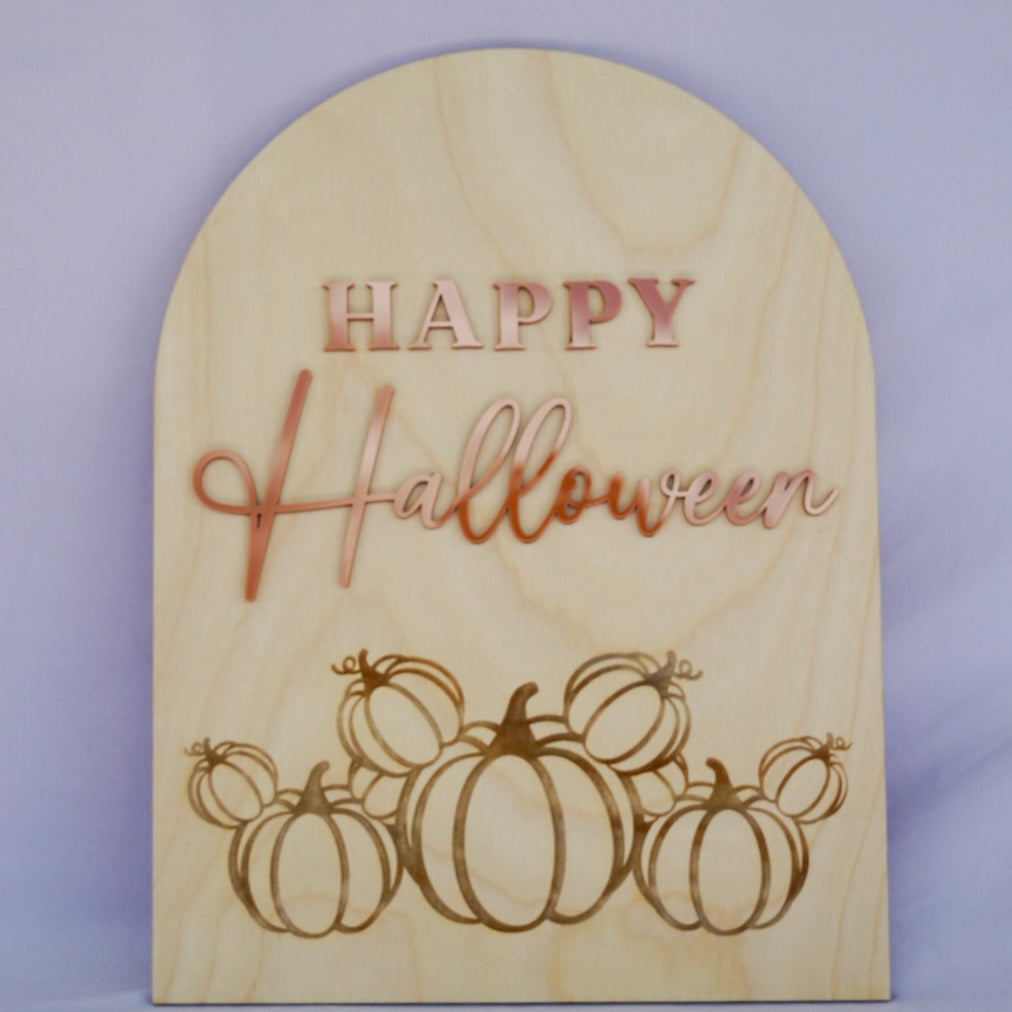 Happy Halloween Shelf Sign