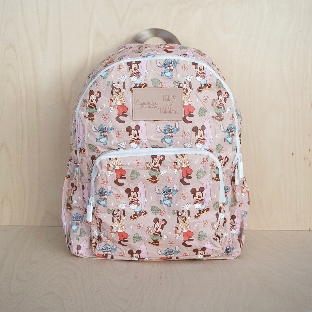 Parks and Paradise Collab Backpack & Zipper Pouch