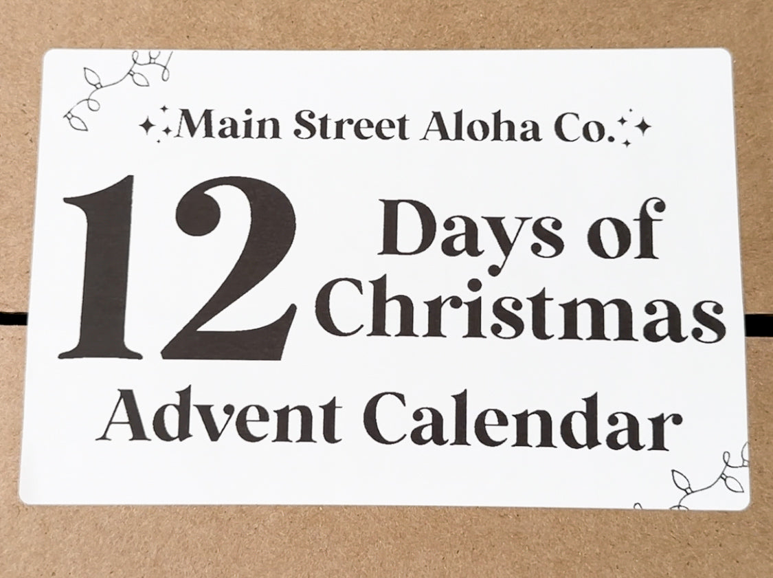 12 Days of Christmas Surprise Advent Calendar