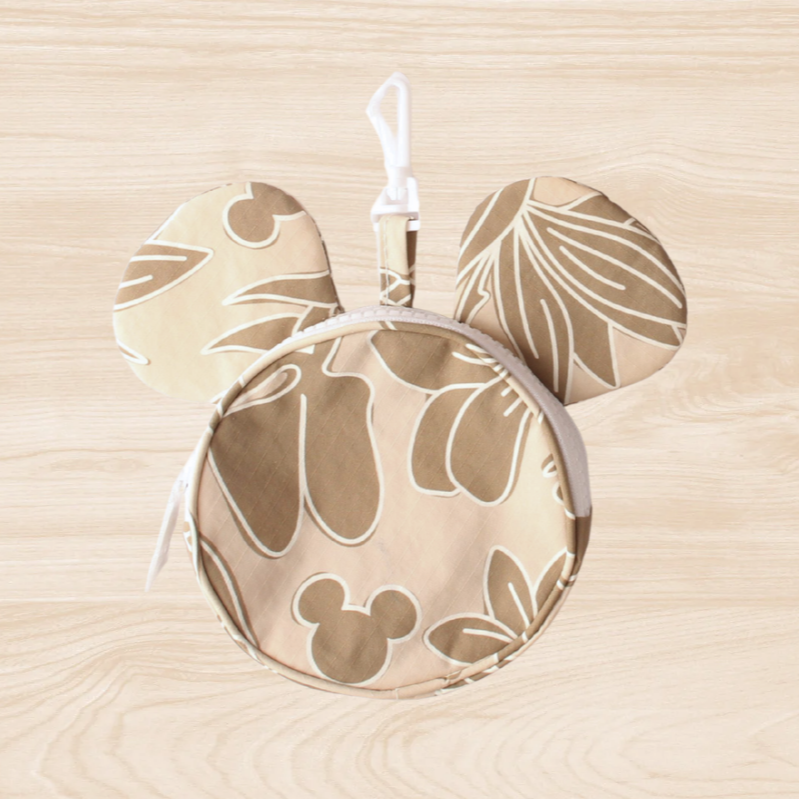 Floral Nylon Mouse Coin Purse