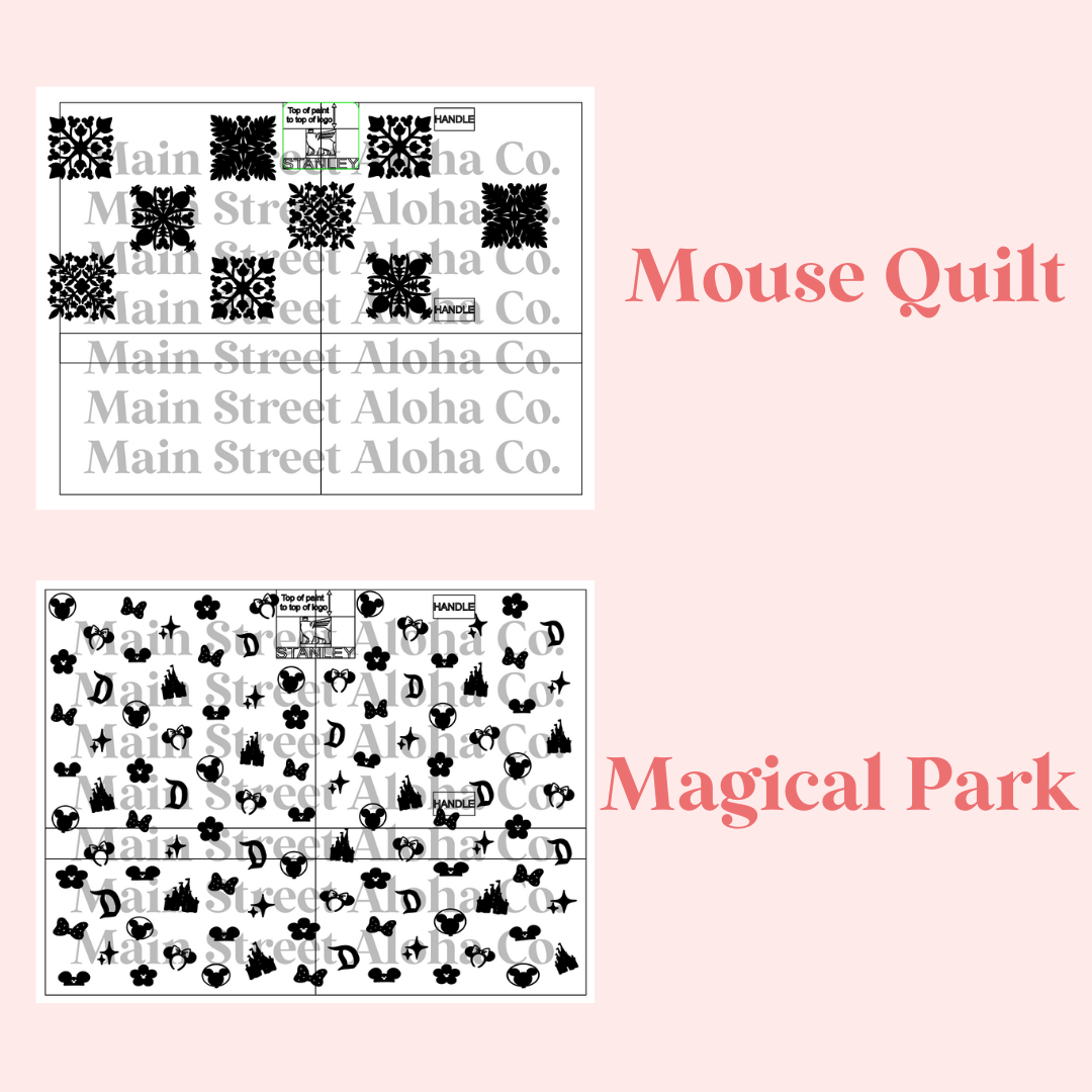 FUCHSIA 40oz Engraved Tumbler