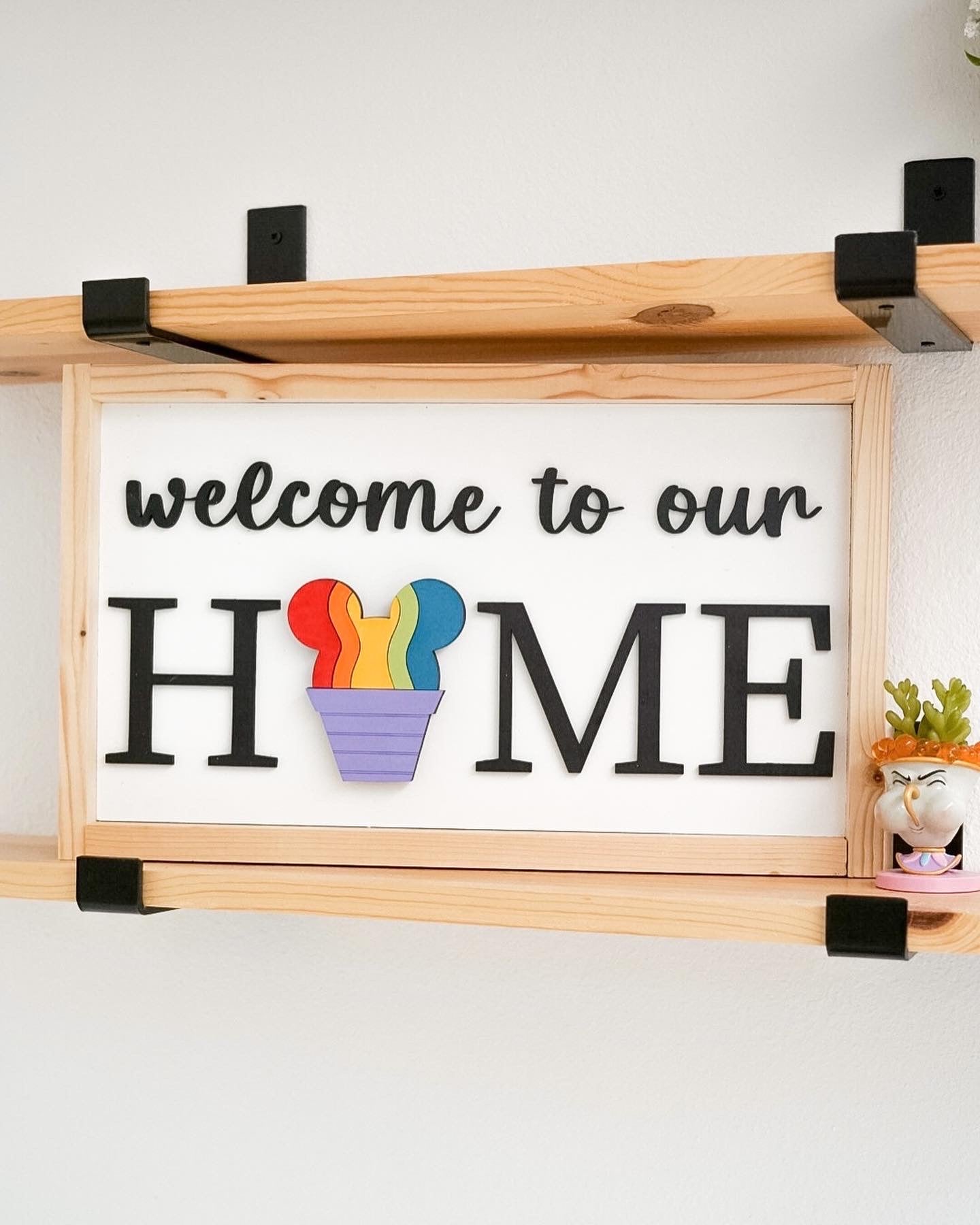 Interchangeable Home Sign (NO ICONS INCLUDED)