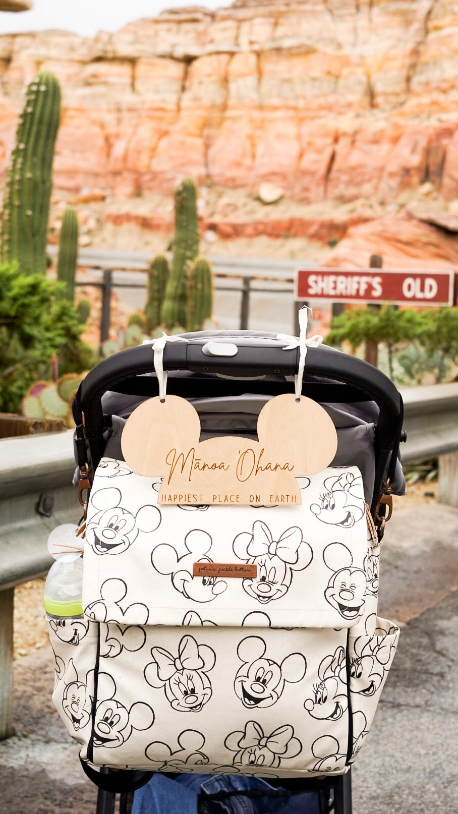 Mouse Hat Stroller Tag