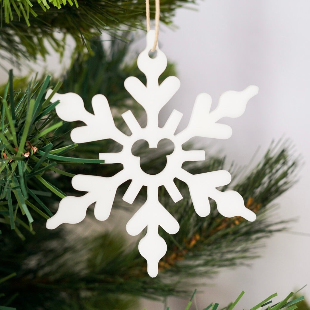 Mouse Snowflake Ornament