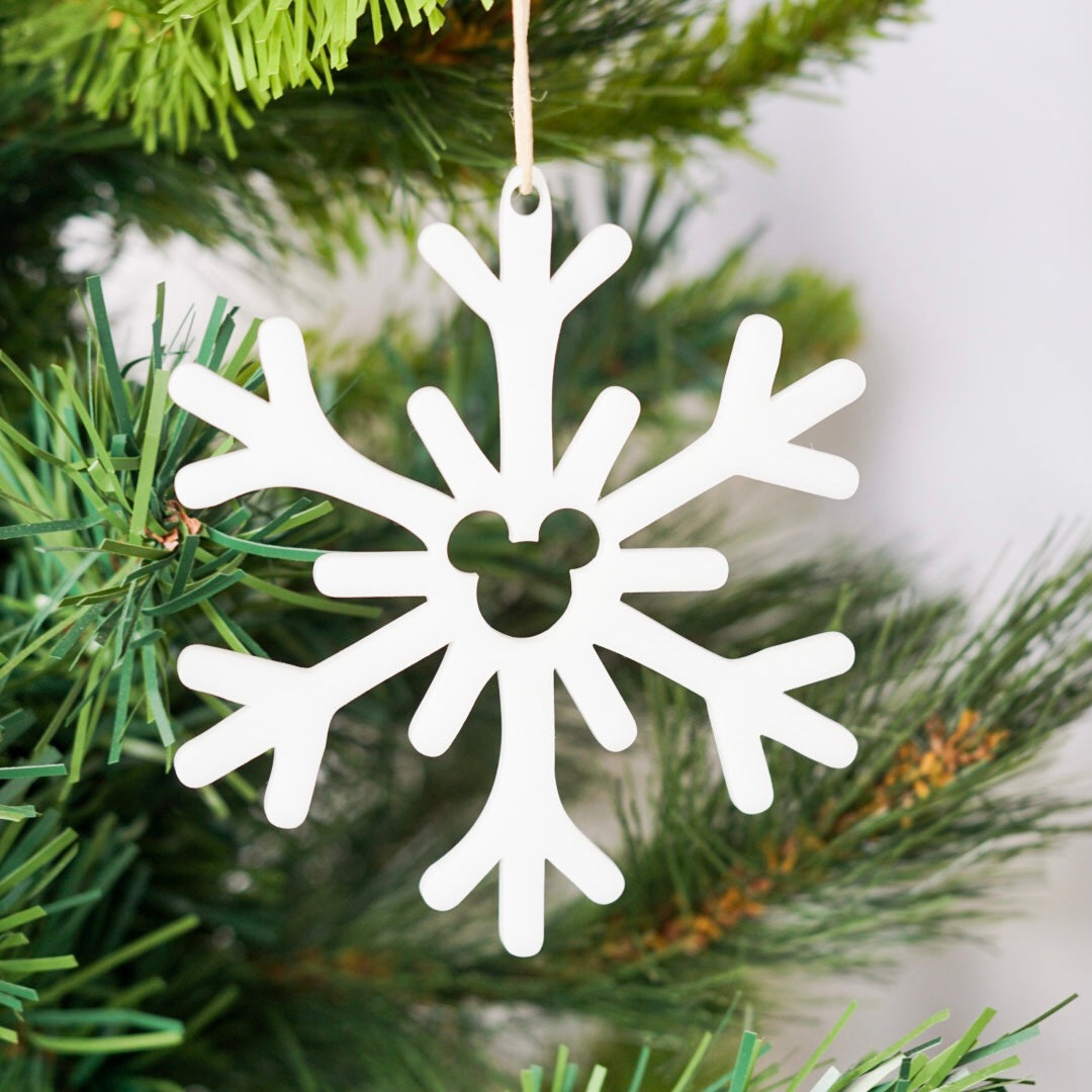 Mouse Snowflake Ornament