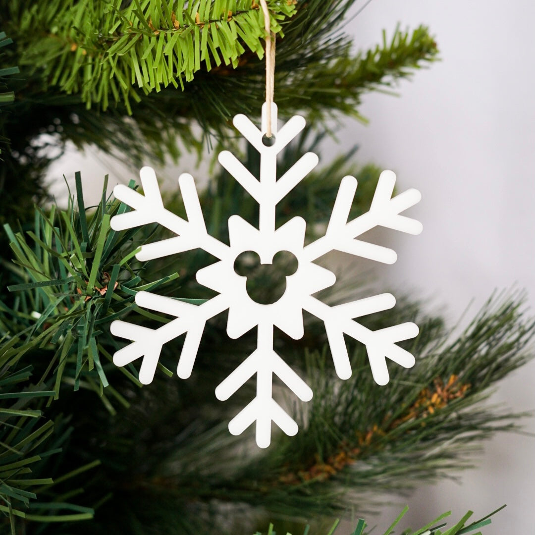 Mouse Snowflake Ornament