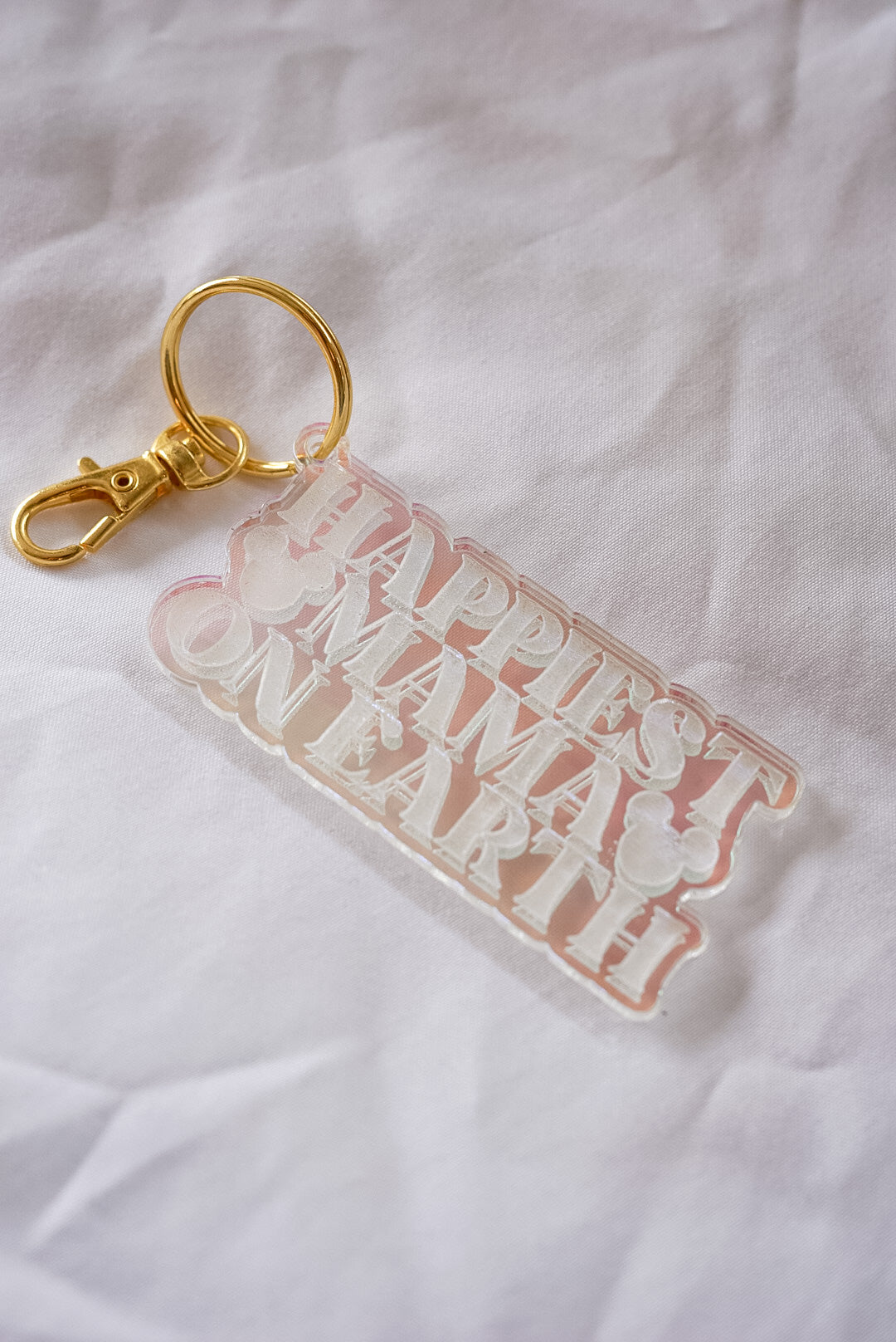 Happiest Mama Keychain