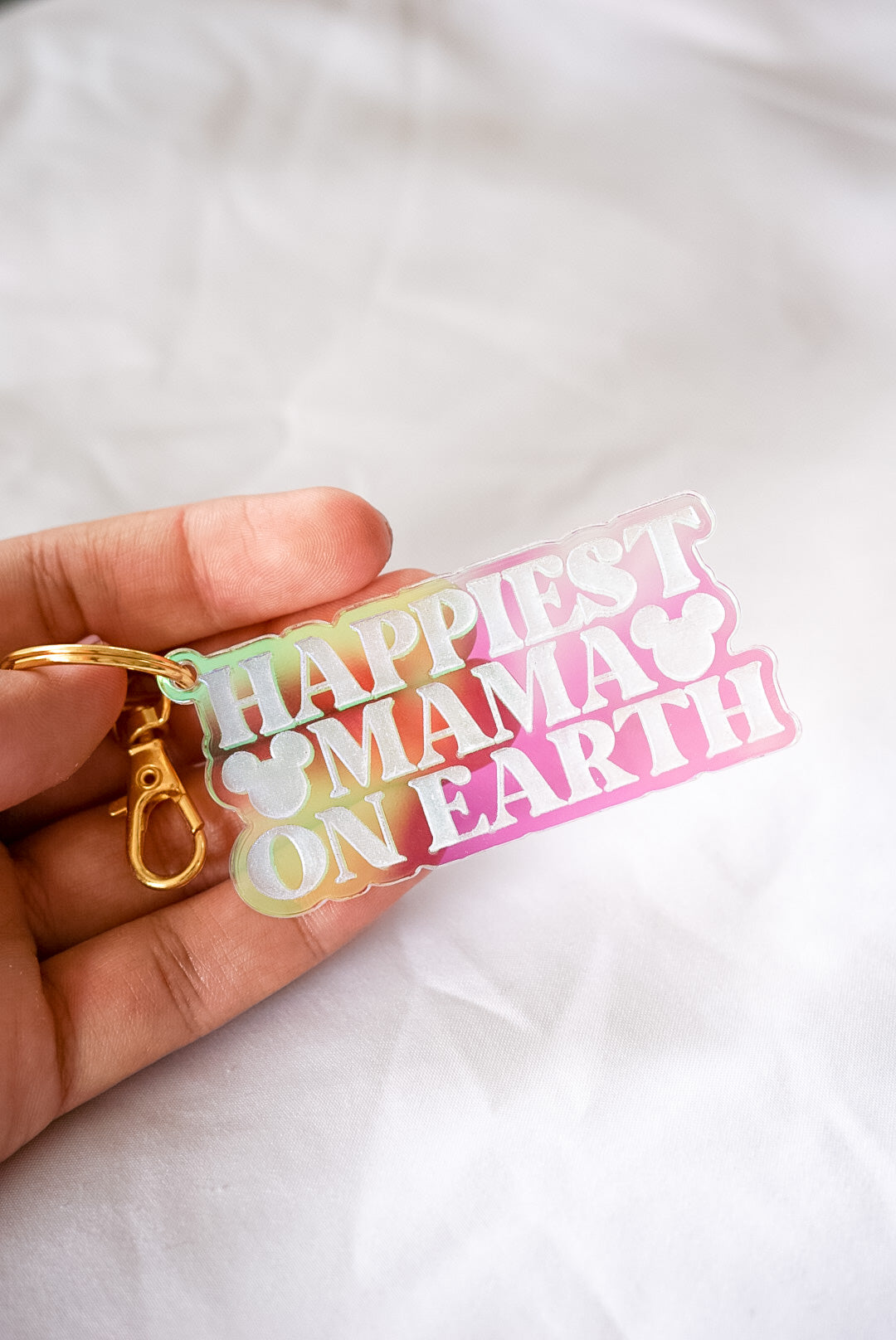 Happiest Mama Keychain