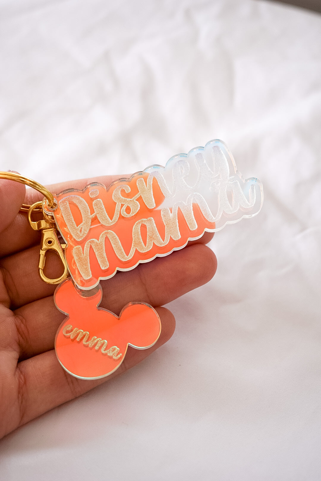 Mama Keychain with Kids' Name