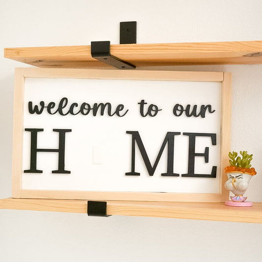 Interchangeable Home Sign (NO ICONS INCLUDED)