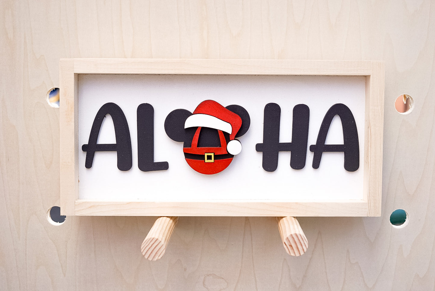 Interchangeable Aloha Framed Sign (NO ICONS)