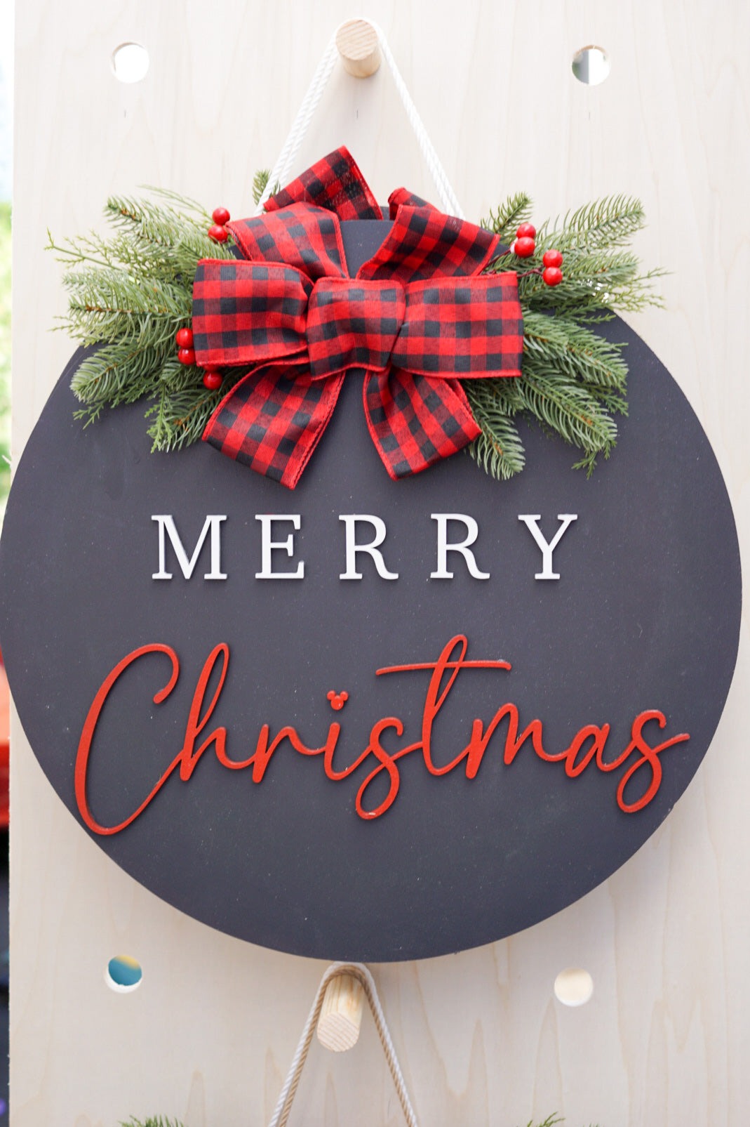 Merry Christmas Door Sign