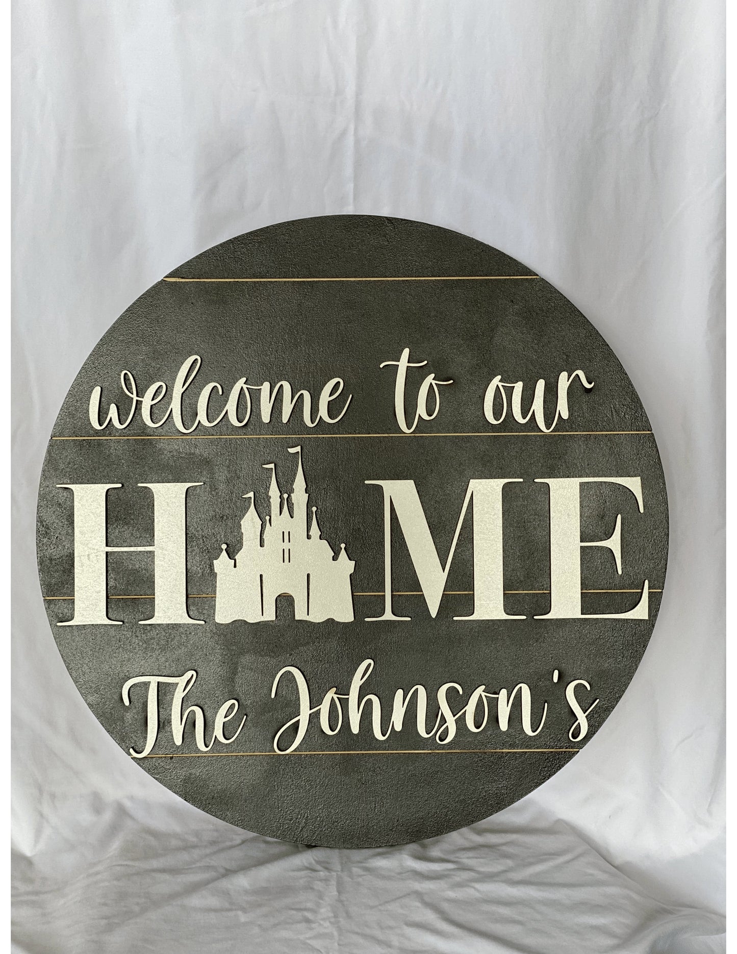 Custom Castle Home Sign