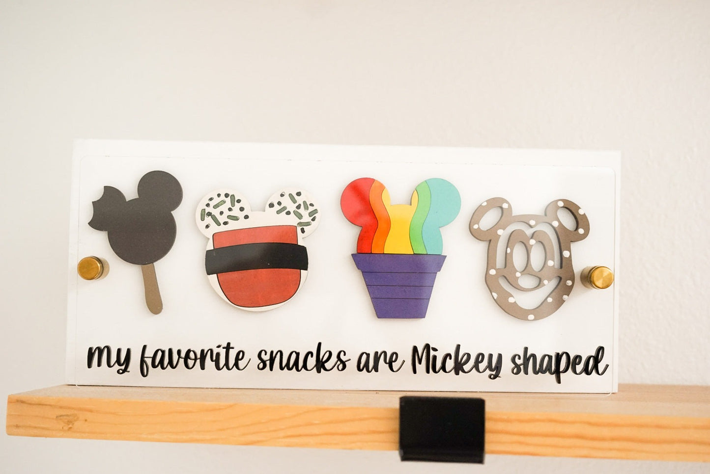 Favorite Snacks Acrylic Sign
