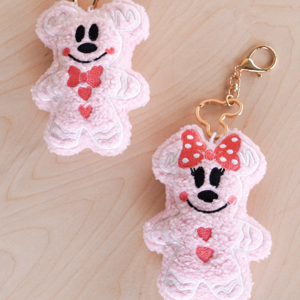 Valentine Gingerbread Keychain
