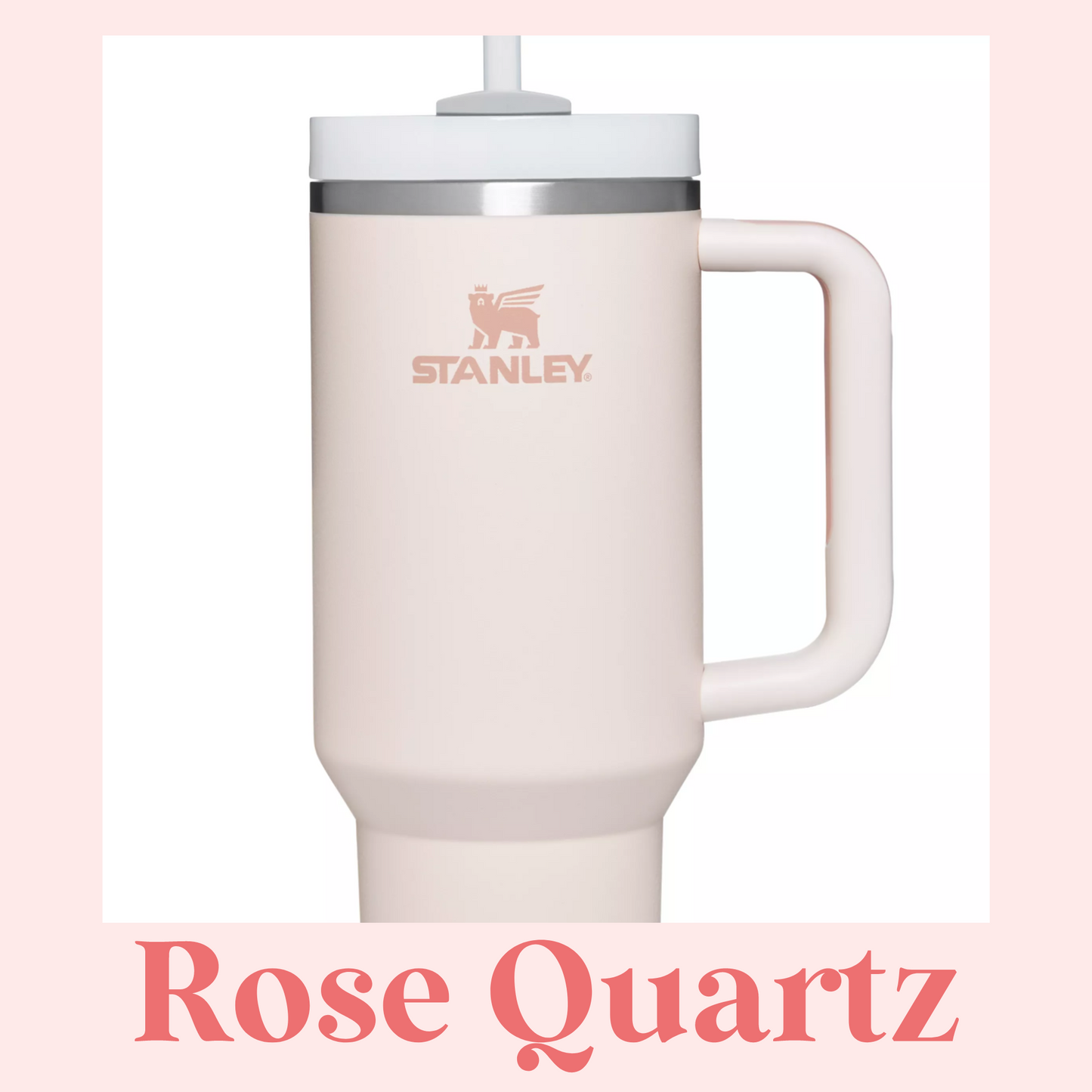 ROSE QUARTZ 40oz Engraved Tumbler