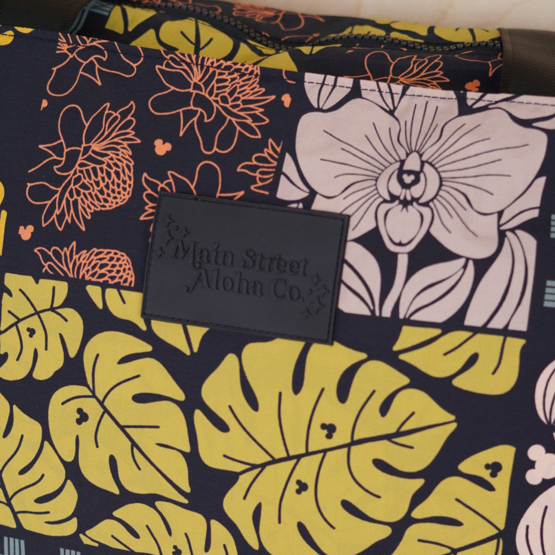 Made in Hawaii Black Nylon Travel Tote