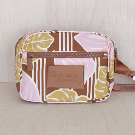 Anthurium Nylon Large Fanny Pack