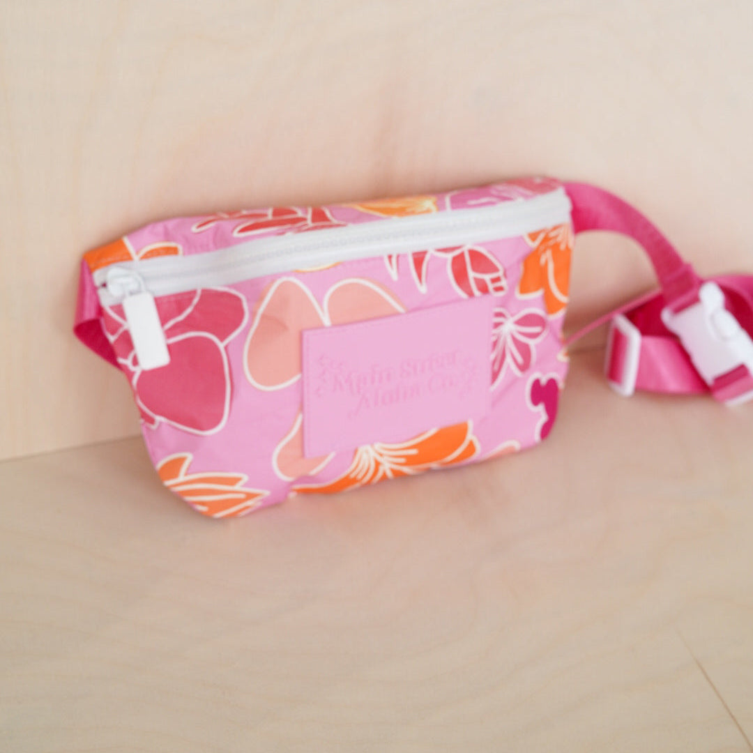 Pink Floral Mini Fanny Pack
