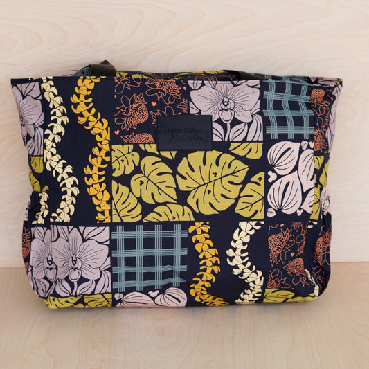 Made in Hawaii Black Nylon Travel Tote