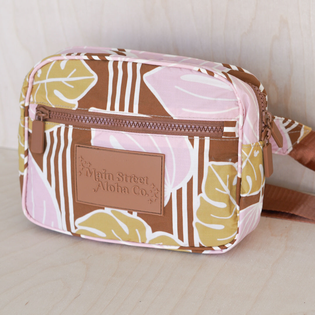 Anthurium Nylon Large Fanny Pack