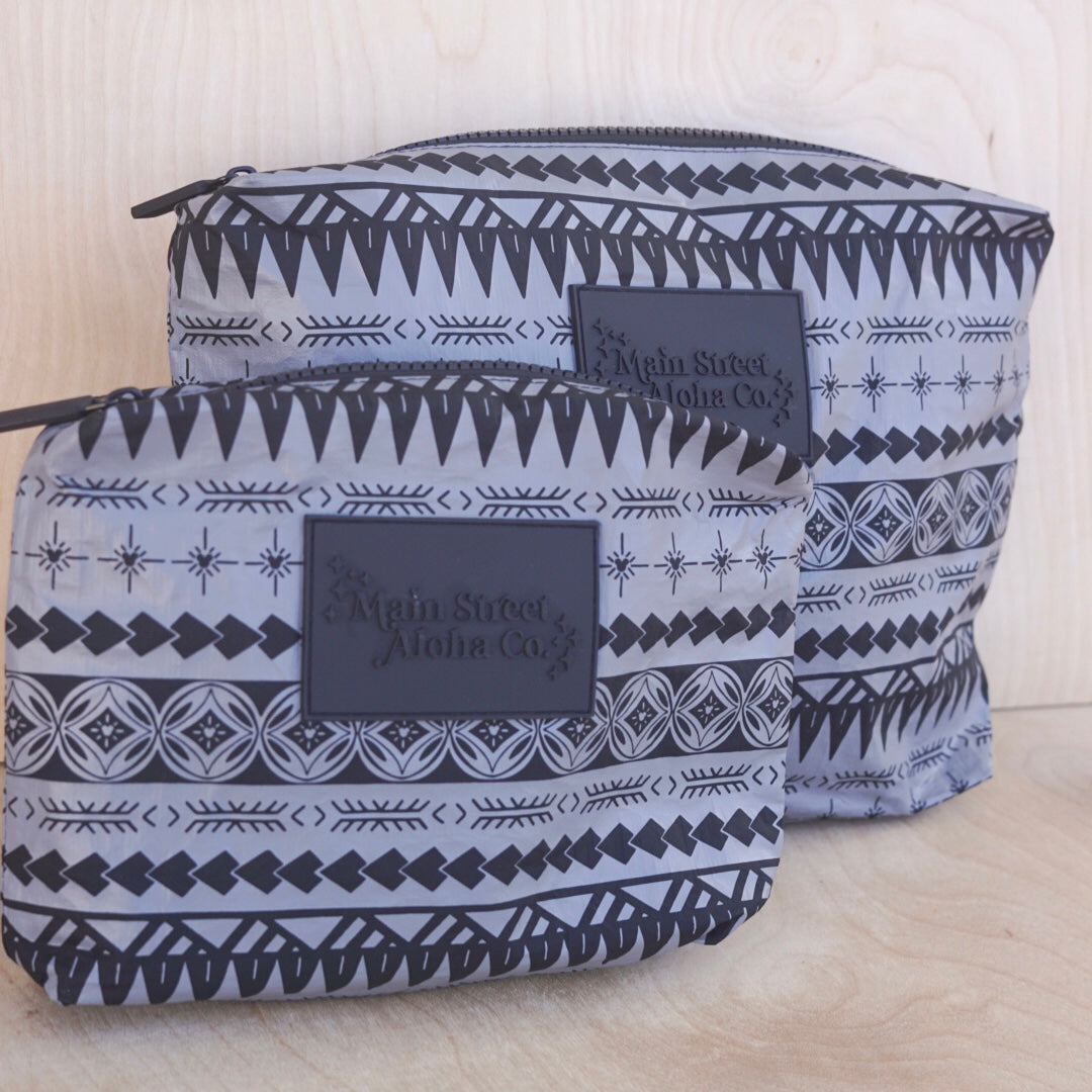 Black Tribal Zipper Pouch