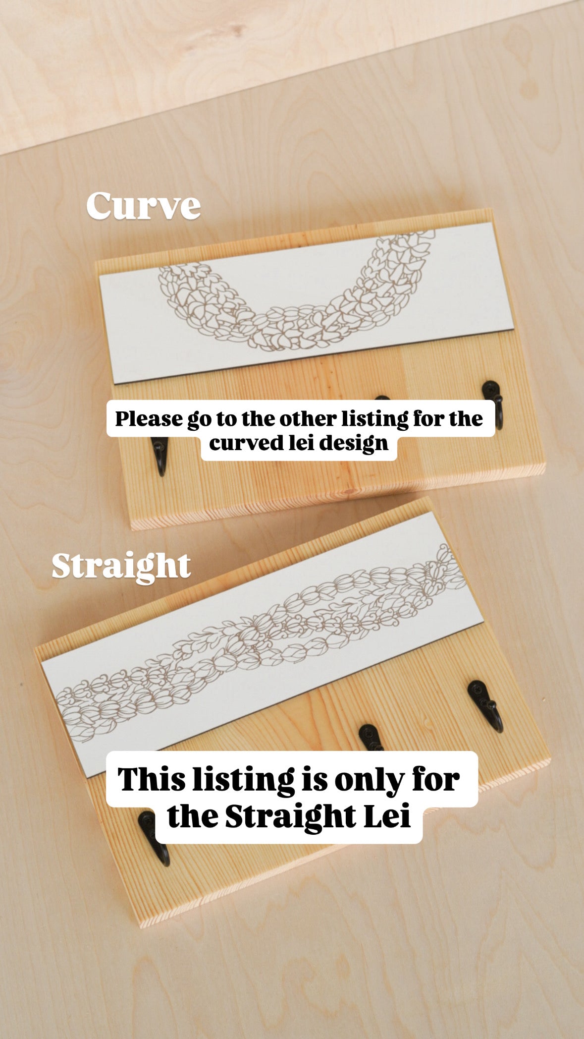 Straight Lei Key Rack