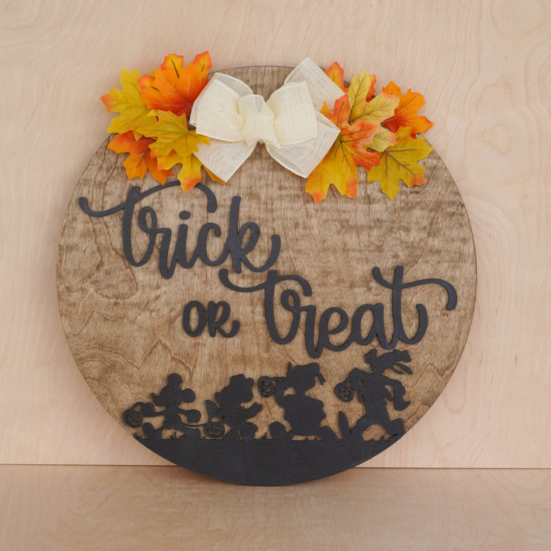 Trick or Treat Door Sign