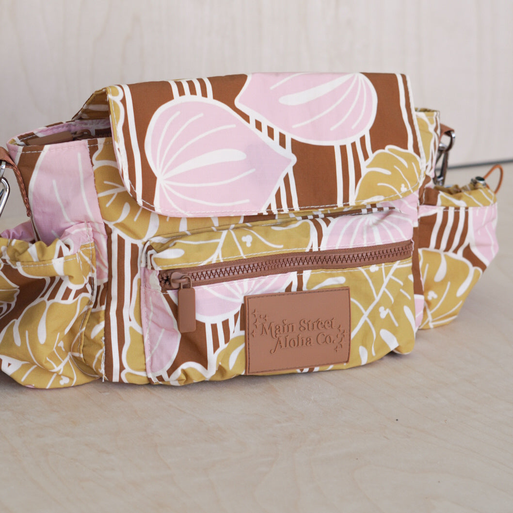 Brown Anthurium Stroller Caddy