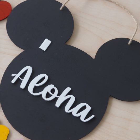 Pua Mouse Door Sign (NO ICONS)