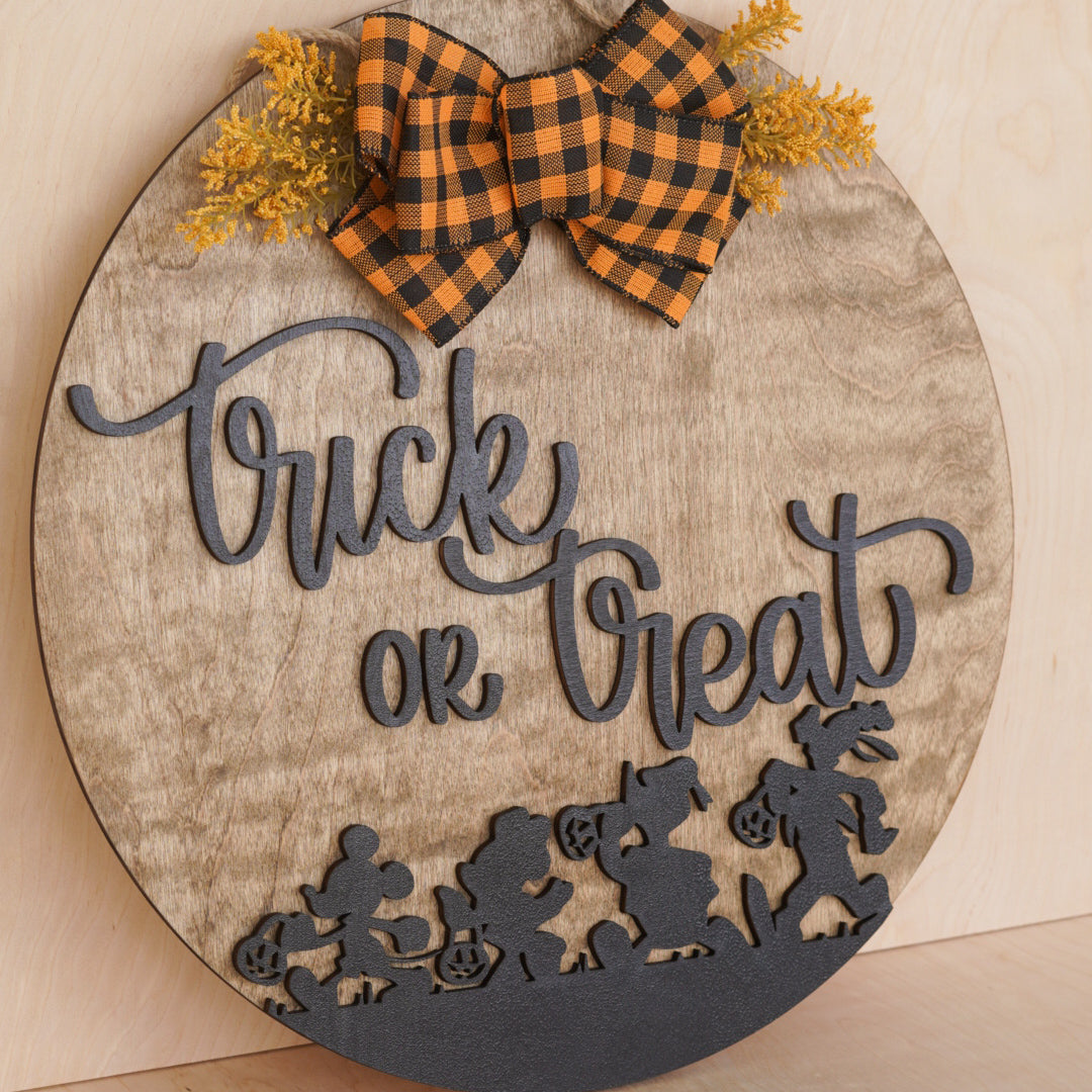 Trick or Treat Door Sign