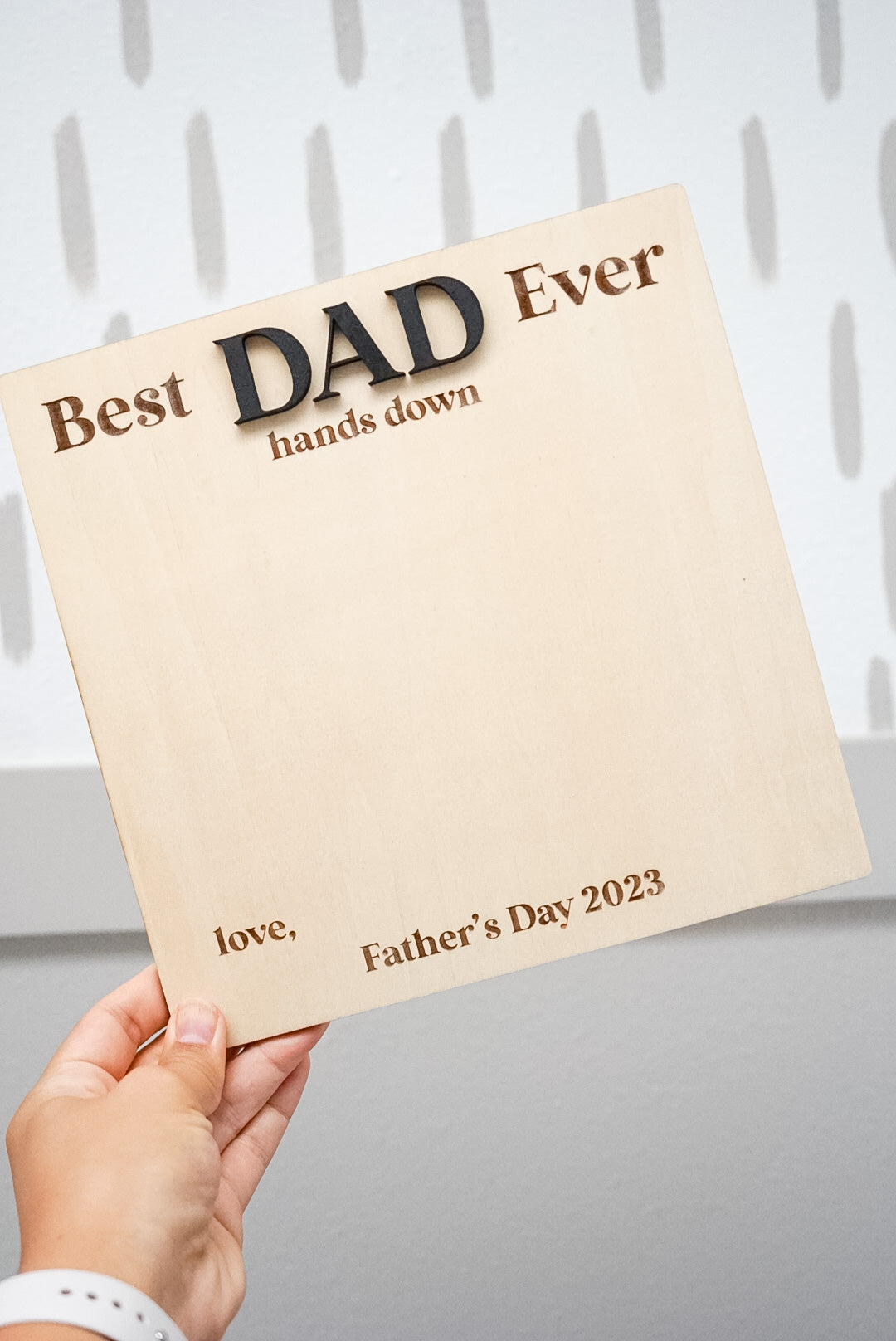 Father's Day Handprint Sign