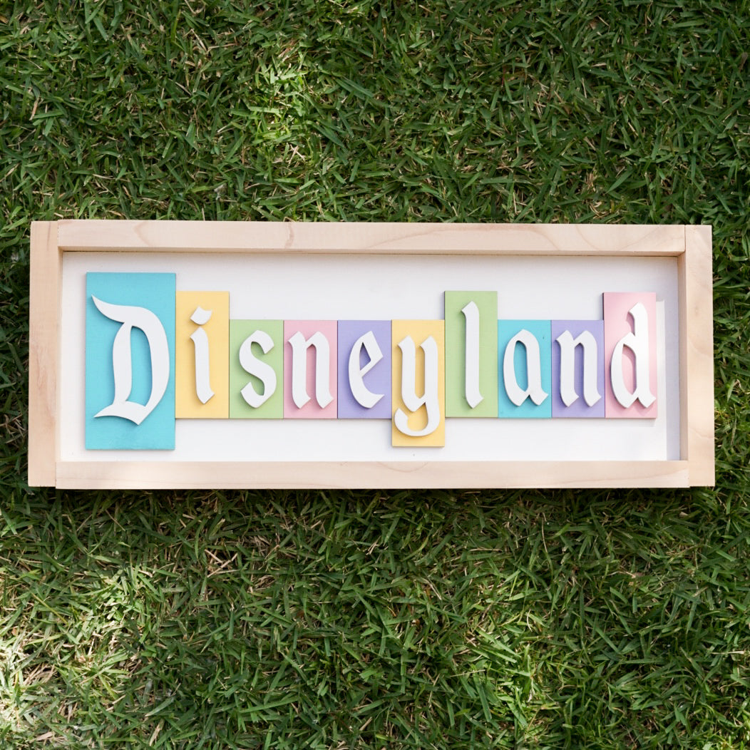 Retro Park Sign