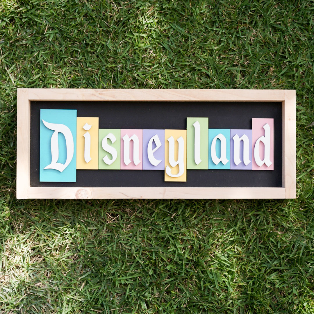 Retro Park Sign