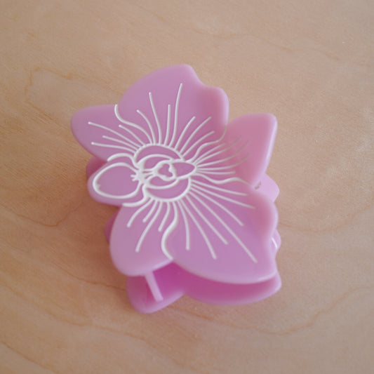 Orchid Hair Clip