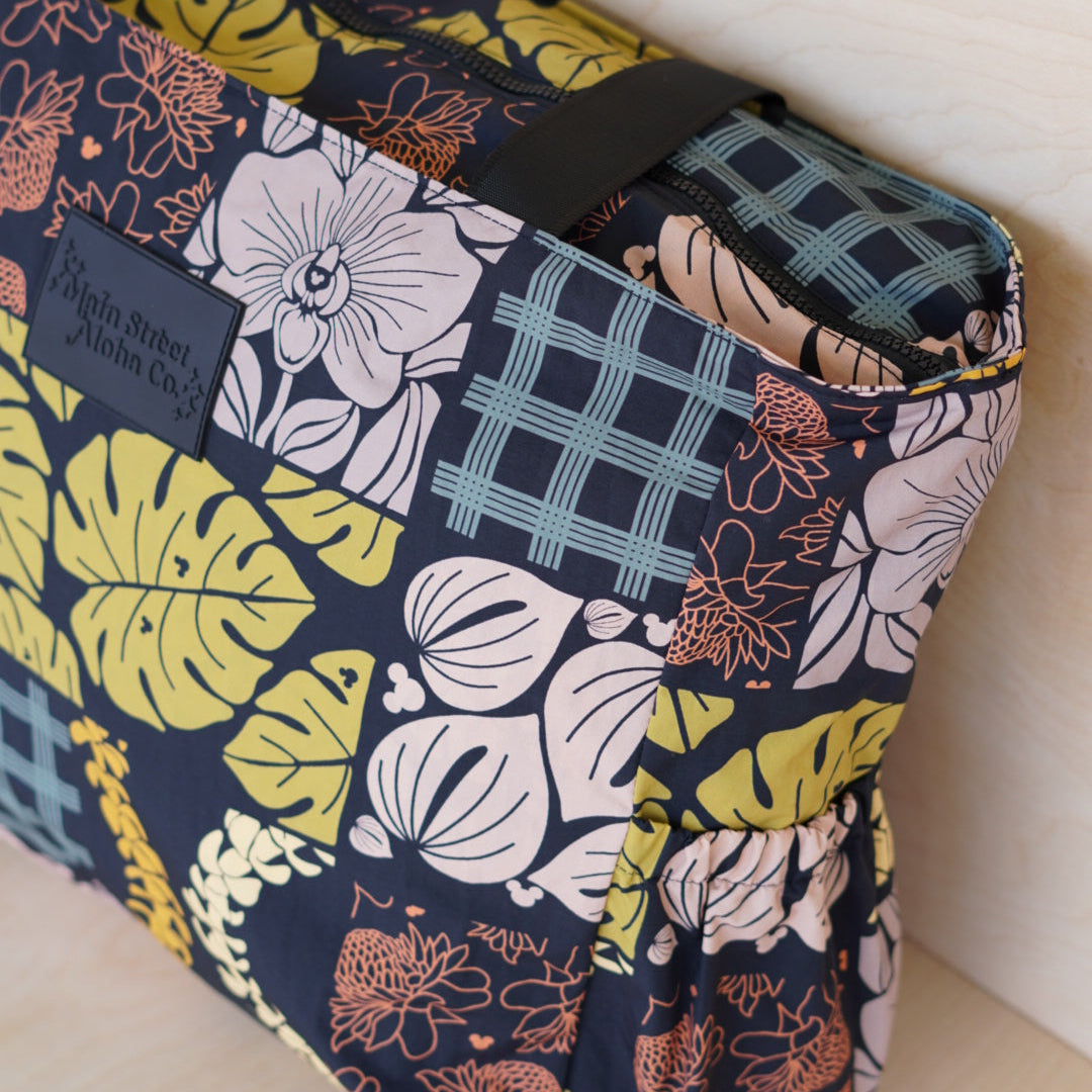 Made in Hawaii Black Nylon Travel Tote