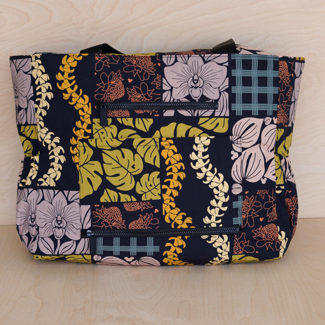 Made in Hawaii Black Nylon Travel Tote